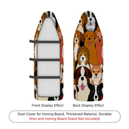1-Piece Dogs Cute  Ironing Board Cover, Universal Size, Without Board