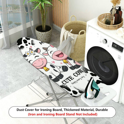 1-Piece Cute Cow  Fun  Ironing Board Cover, Universal Size, Without Board