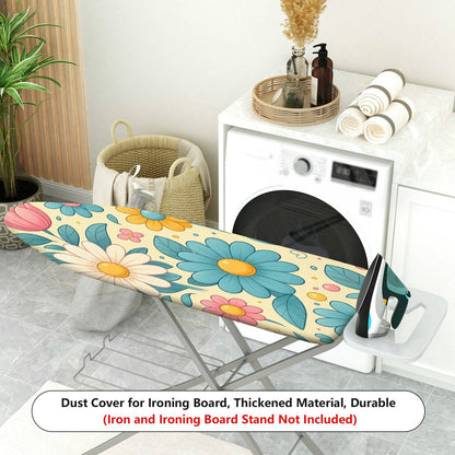 1-Piece Floral Colorful Fun  Ironing Board Cover, Universal Size, Without Board