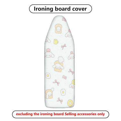 1-Piece Cute  Bread Dog Pink  Ironing Board Cover, Universal Size, Without Board