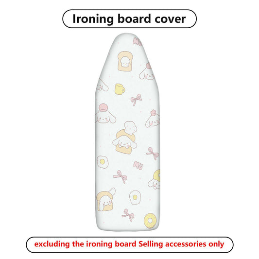 1-Piece Cute  Bread Dog Pink  Ironing Board Cover, Universal Size, Without Board