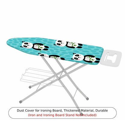 1-Piece Panda Blue Cute  Ironing Board Cover, Universal Size, Without Board