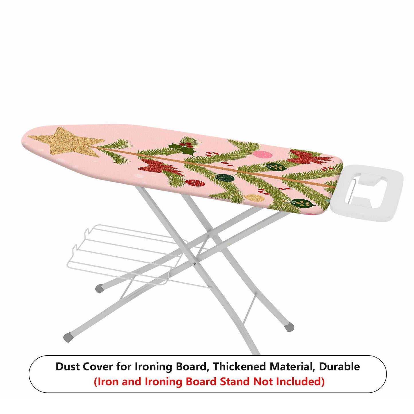 1-Piece Christmas Tree Star Ornament  Ironing Board Cover, Universal Size, Without Board