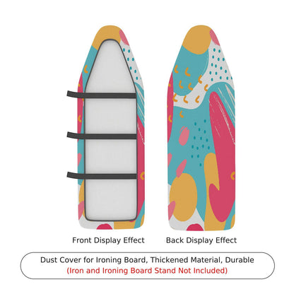 1-Piece Abstract Colorful Art Splash  Ironing Board Cover, Universal Size, Without Board