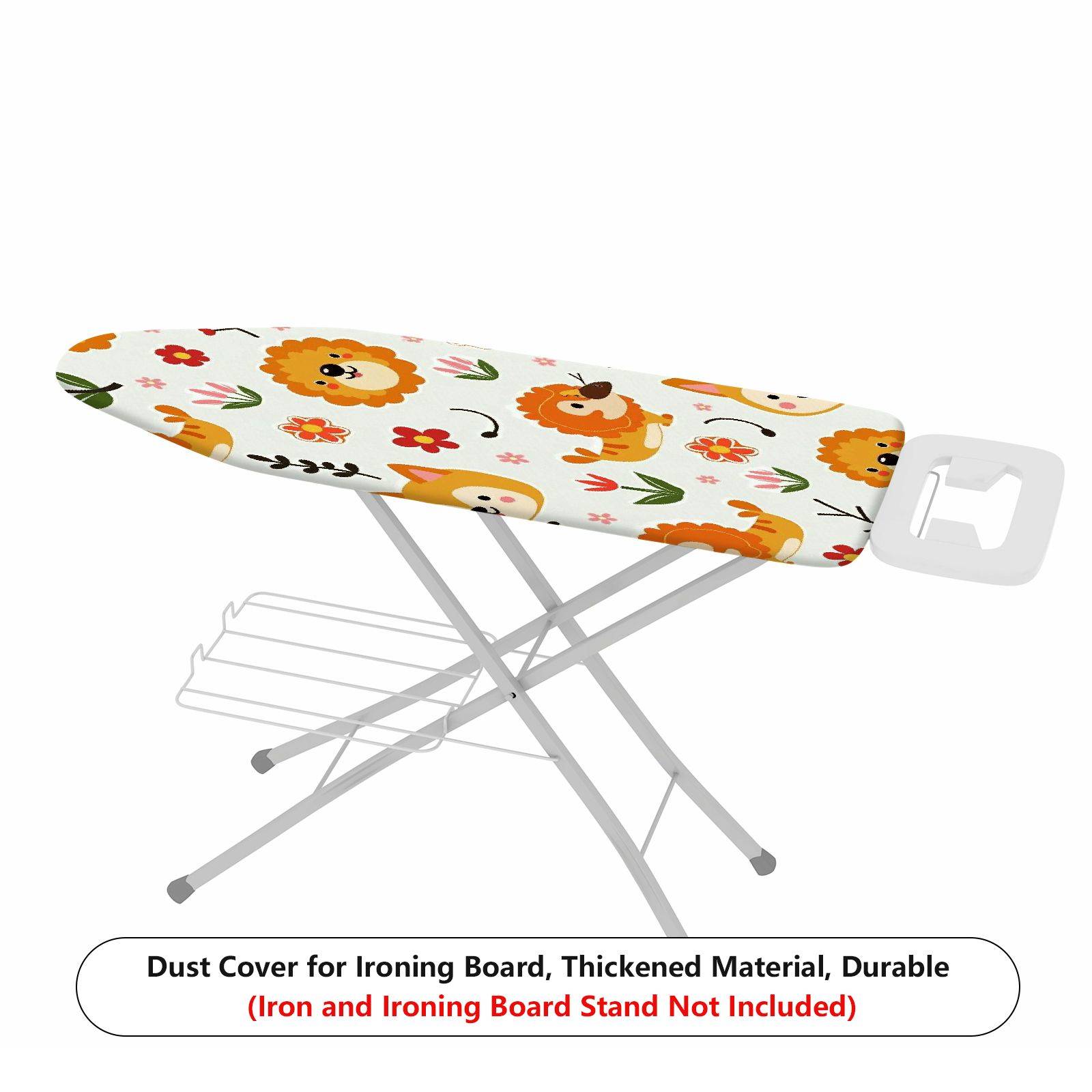 1-Piece Cute Animal Flower Pattern  Ironing Board Cover, Universal Size, Without Board