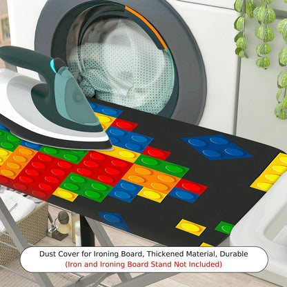 1-Piece Colorful Brick Pattern Fun Creative  Ironing Board Cover, Universal Size, Without Board