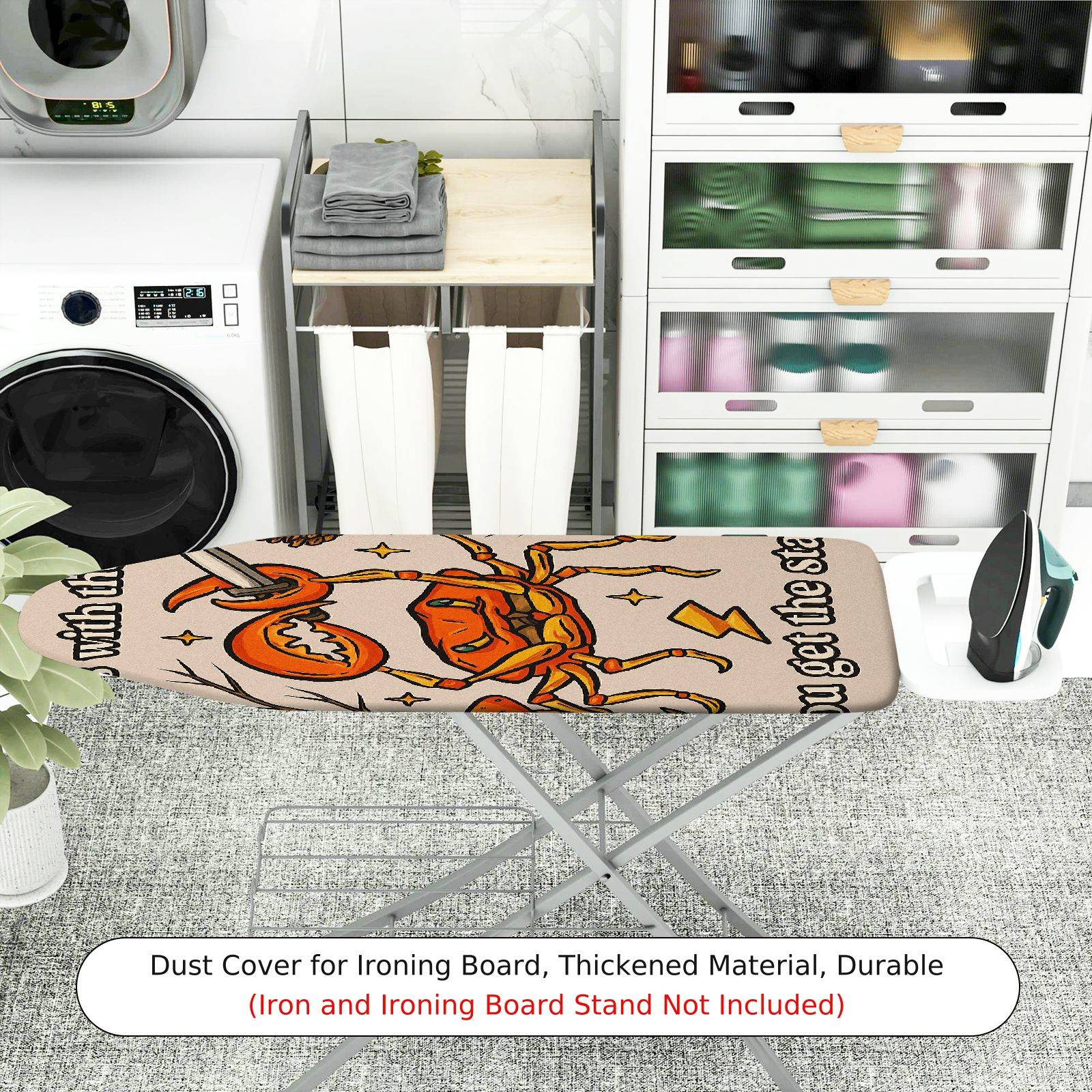 1-Piece Crab Pattern Funny  Ironing Board Cover, Universal Size, Without Board
