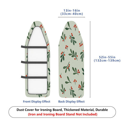 1-Piece Christmas Holiday Berry Printed  Ironing Board Cover, Universal Size, Without Board