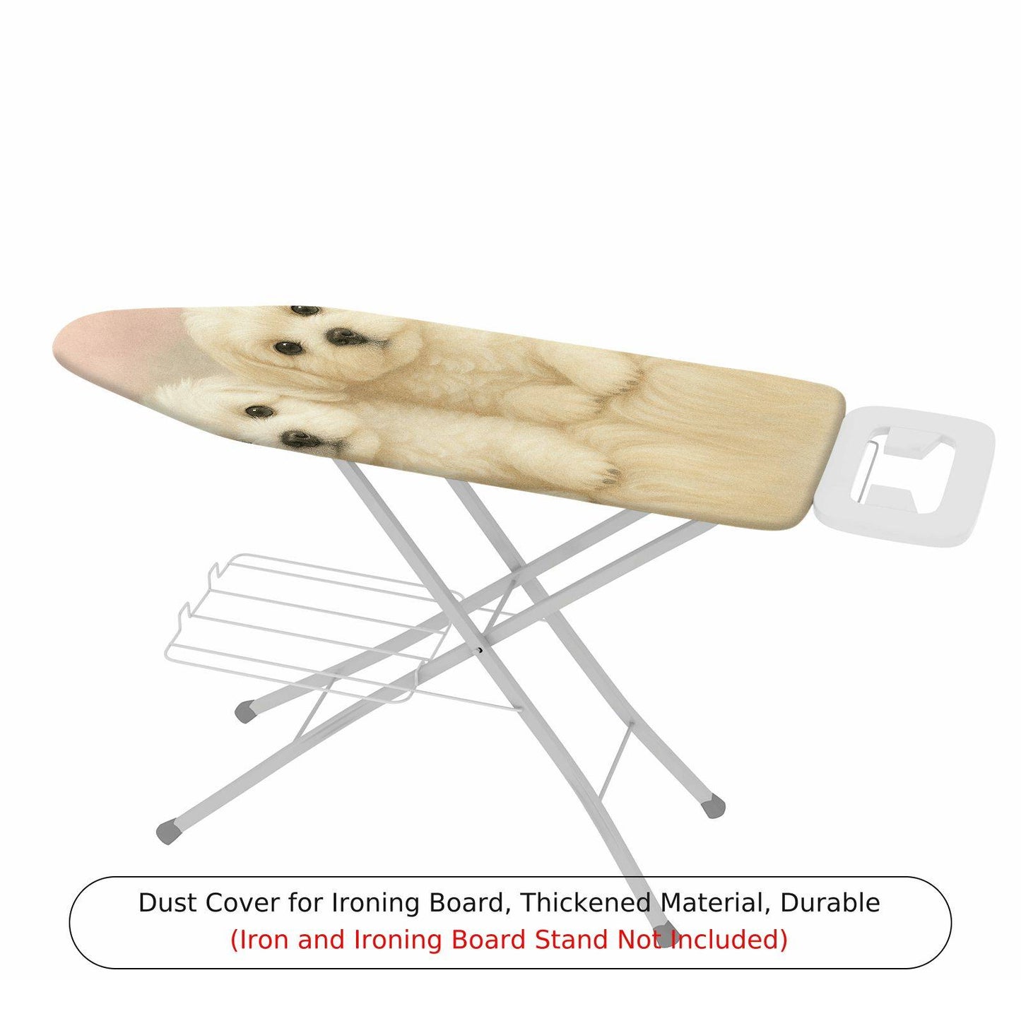 1-Piece Cute Dog Puppy Animal  Ironing Board Cover, Universal Size, Without Board