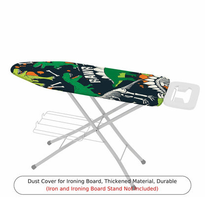 1-Piece Dinosaur Colorful Pattern Fun  Ironing Board Cover, Universal Size, Without Board