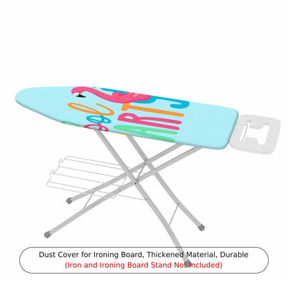 1-Piece Flamingo Colorful Fun  Ironing Board Cover, Universal Size, Without Board