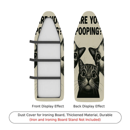 1-Piece Funny Cats Humor  Ironing Board Cover, Universal Size, Without Board