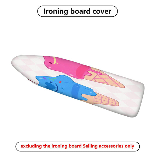 1-Piece Ice Cream Colorful Fun  Ironing Board Cover, Universal Size, Without Board
