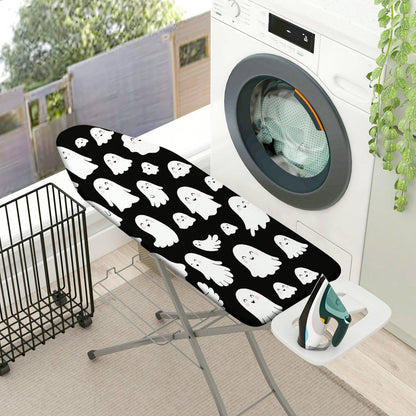 1-Piece Halloween Ghost Fun  Ironing Board Cover, Universal Size, Without Board
