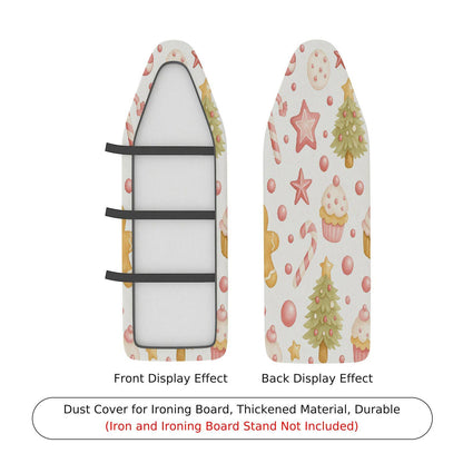 1-Piece Christmas Tree Gingerbread Candy  Ironing Board Cover, Universal Size, Without Board