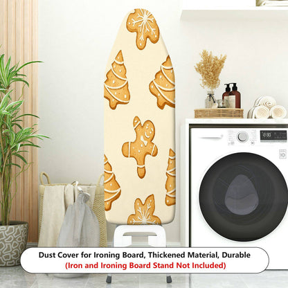 1-Piece Christmas Cookie Tree Gingerbread  Ironing Board Cover, Universal Size, Without Board