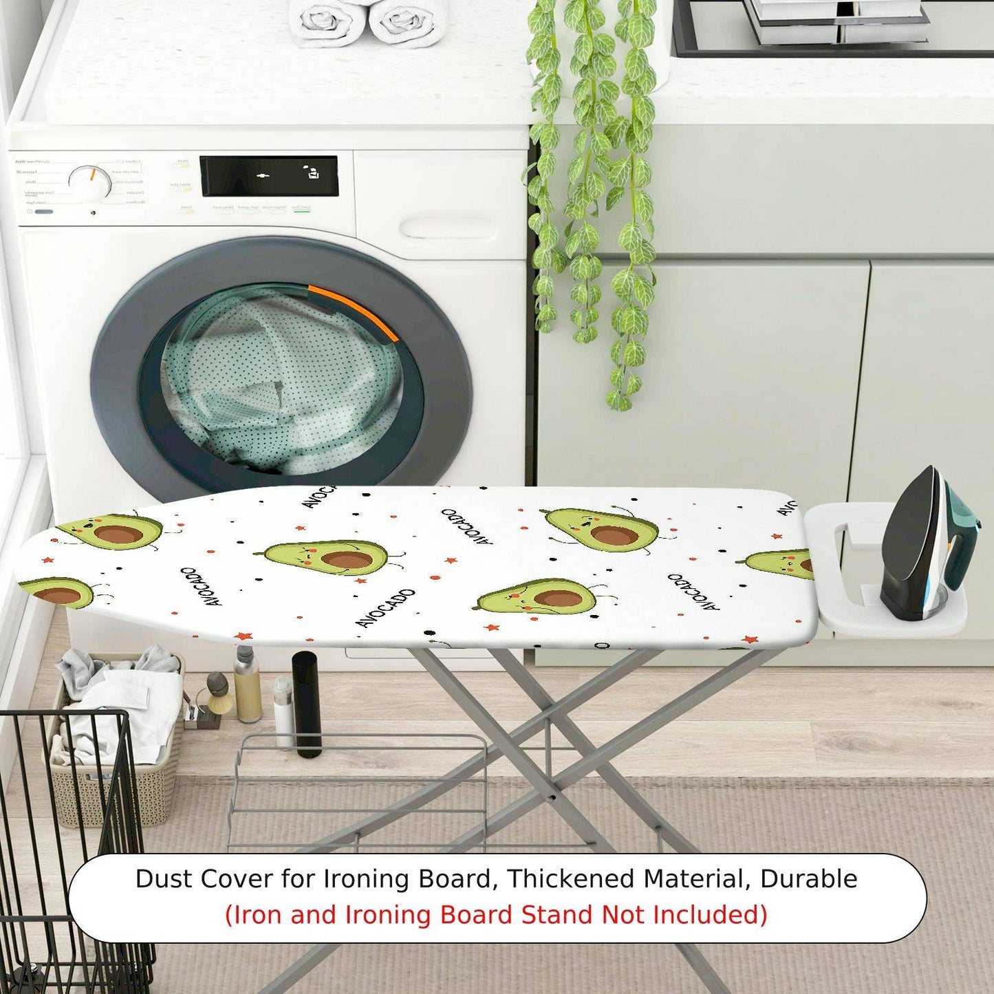 1-Piece Avocado Pattern Cute  Ironing Board Cover, Universal Size, Without Board