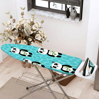 1-Piece Panda Blue Cute  Ironing Board Cover, Universal Size, Without Board
