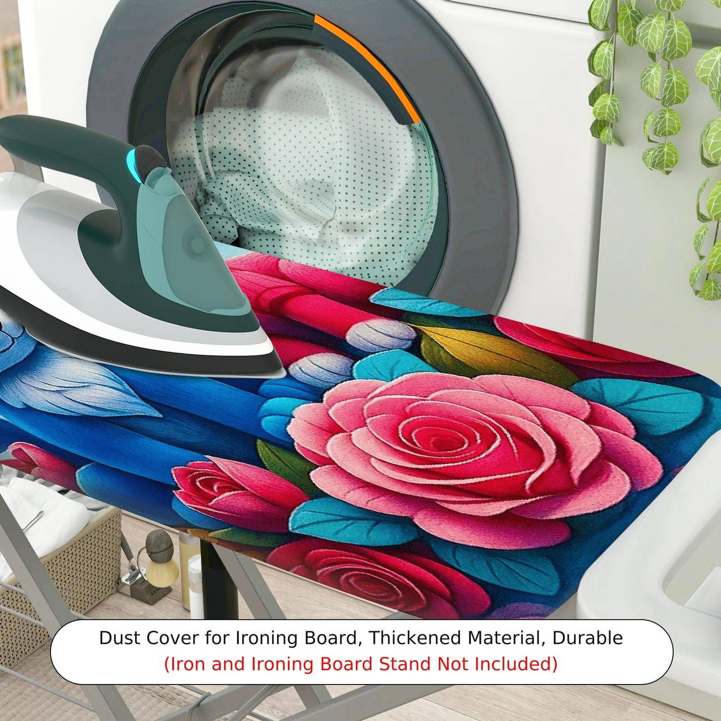 1-Piece Cute  Floral  Ironing Board Cover, Universal Size, Without Board