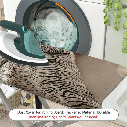 1-Piece Zebra Striped Pattern Animal Print Decorative  Ironing Board Cover, Universal Size, Without Board