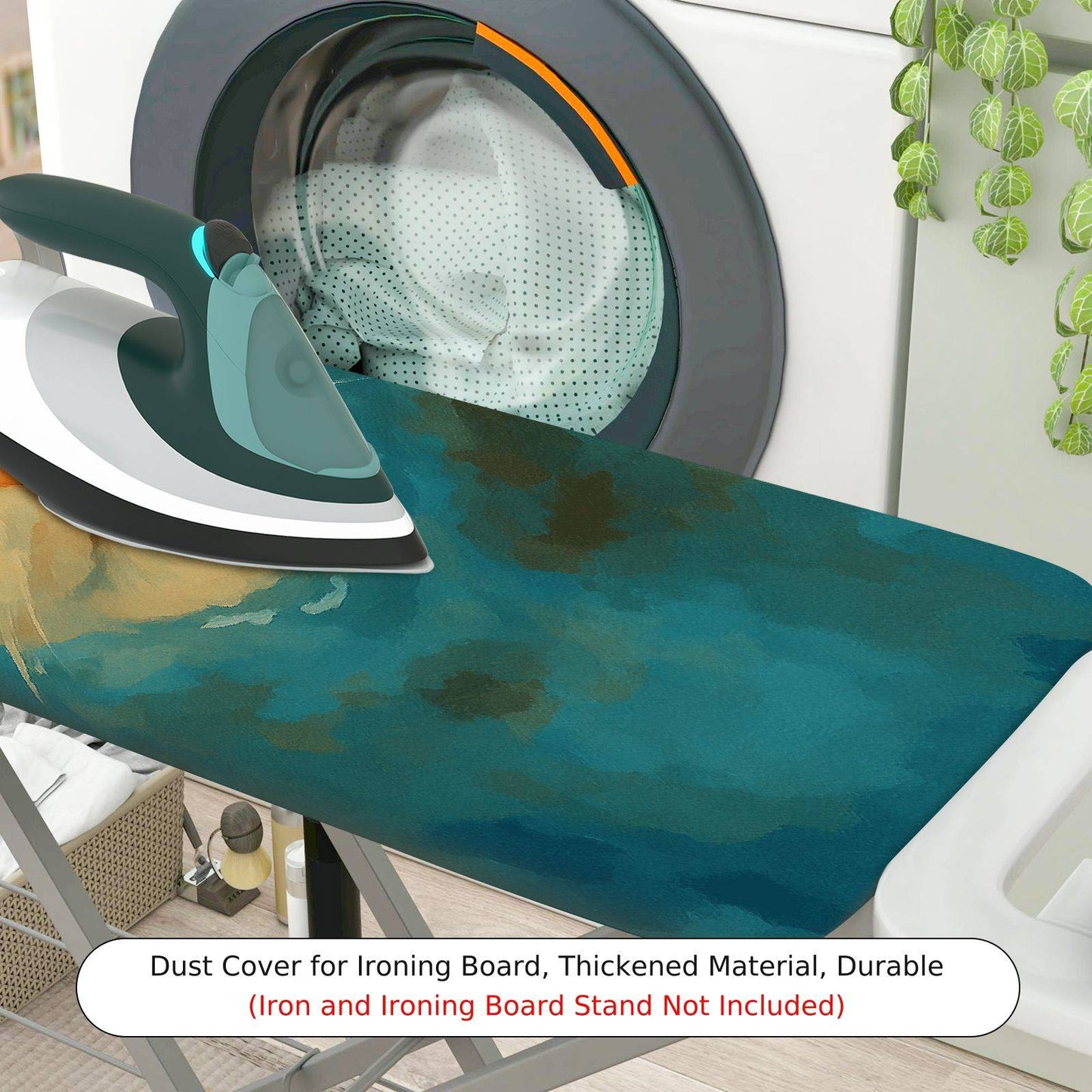 1-Piece Cat Pattern Cute Art  Ironing Board Cover, Universal Size, Without Board