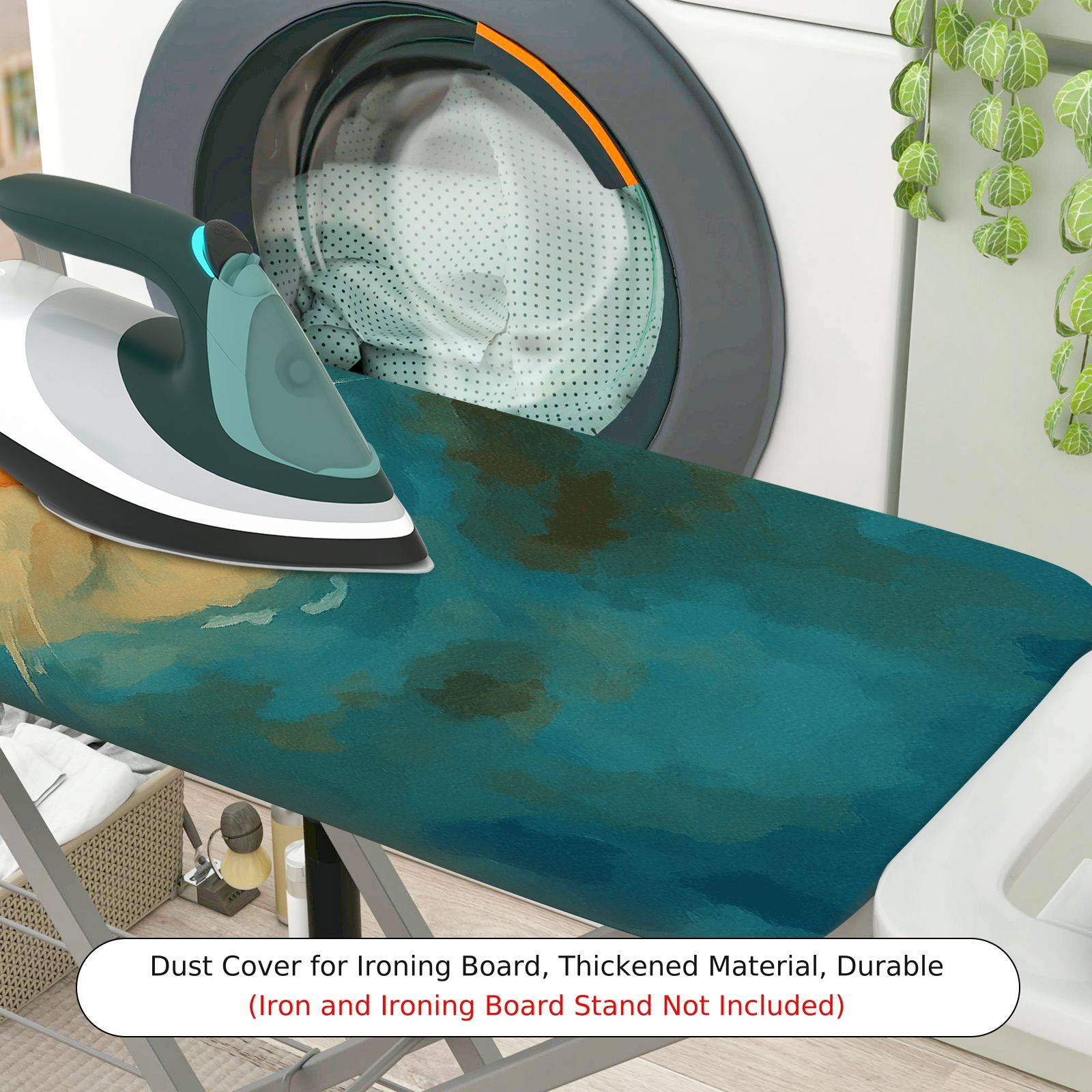 1-Piece Cat Pattern Cute Art  Ironing Board Cover, Universal Size, Without Board