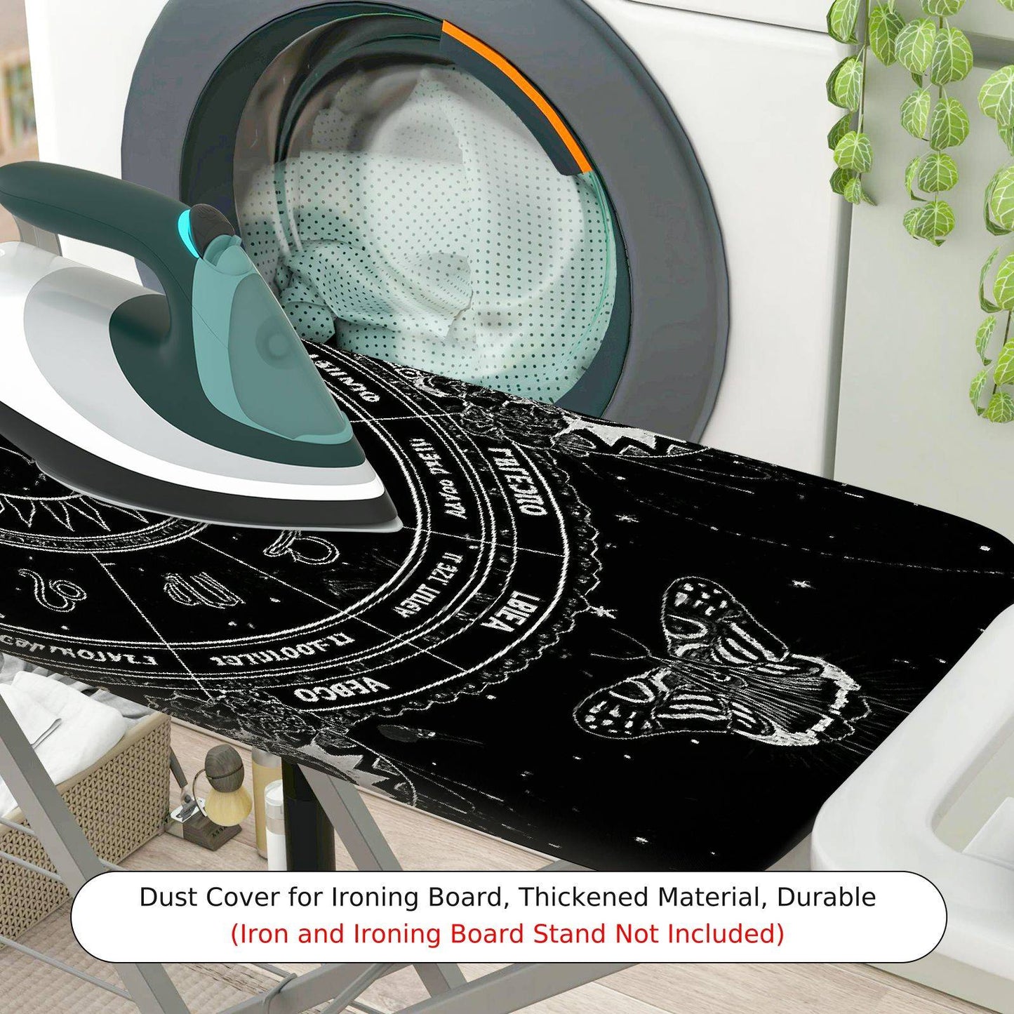 1-Piece Zodiac Astrology Horoscope  Ironing Board Cover, Universal Size, Without Board