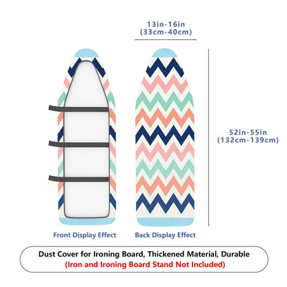 1-Piece Zigzag Chevron Pattern Colorful  Ironing Board Cover, Universal Size, Without Board