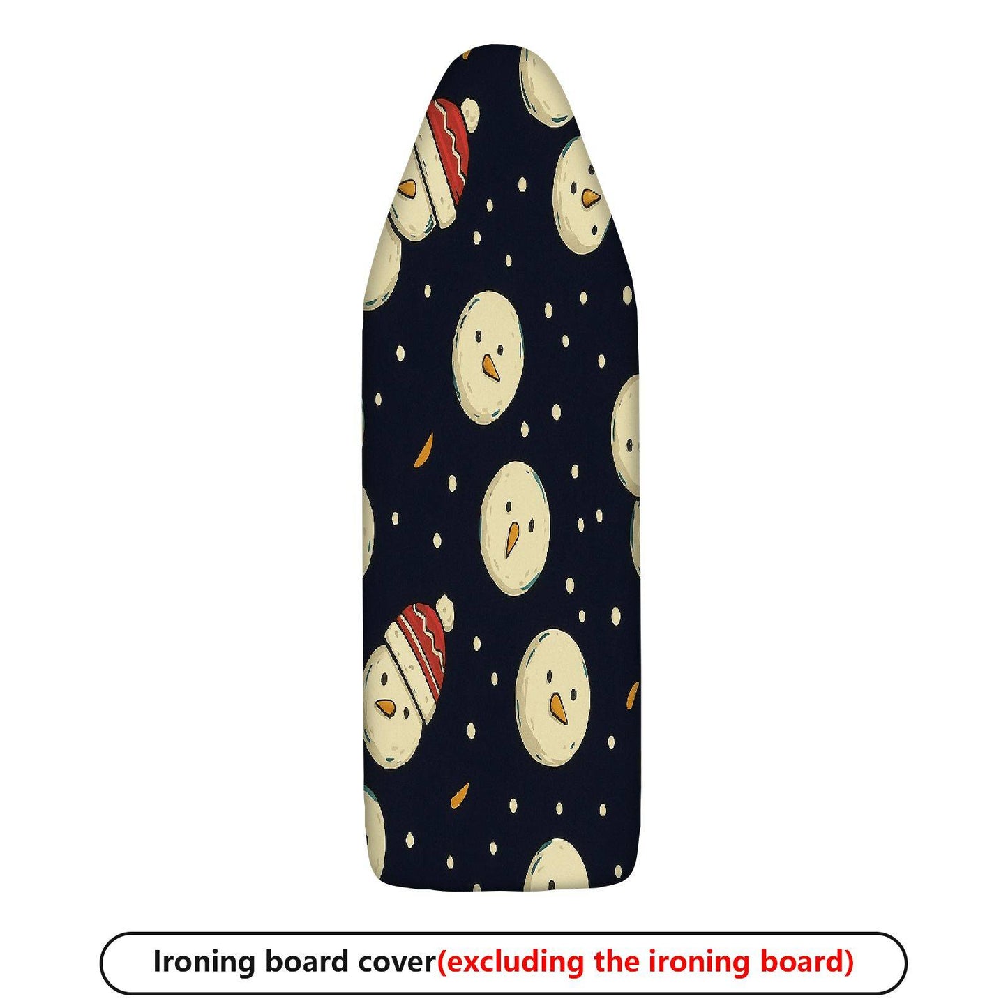 1-Piece Snowman Hat Christmas  Ironing Board Cover, Universal Size, Without Board