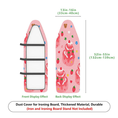 1-Piece Santa Claus Christmas Festive  Ironing Board Cover, Universal Size, Without Board