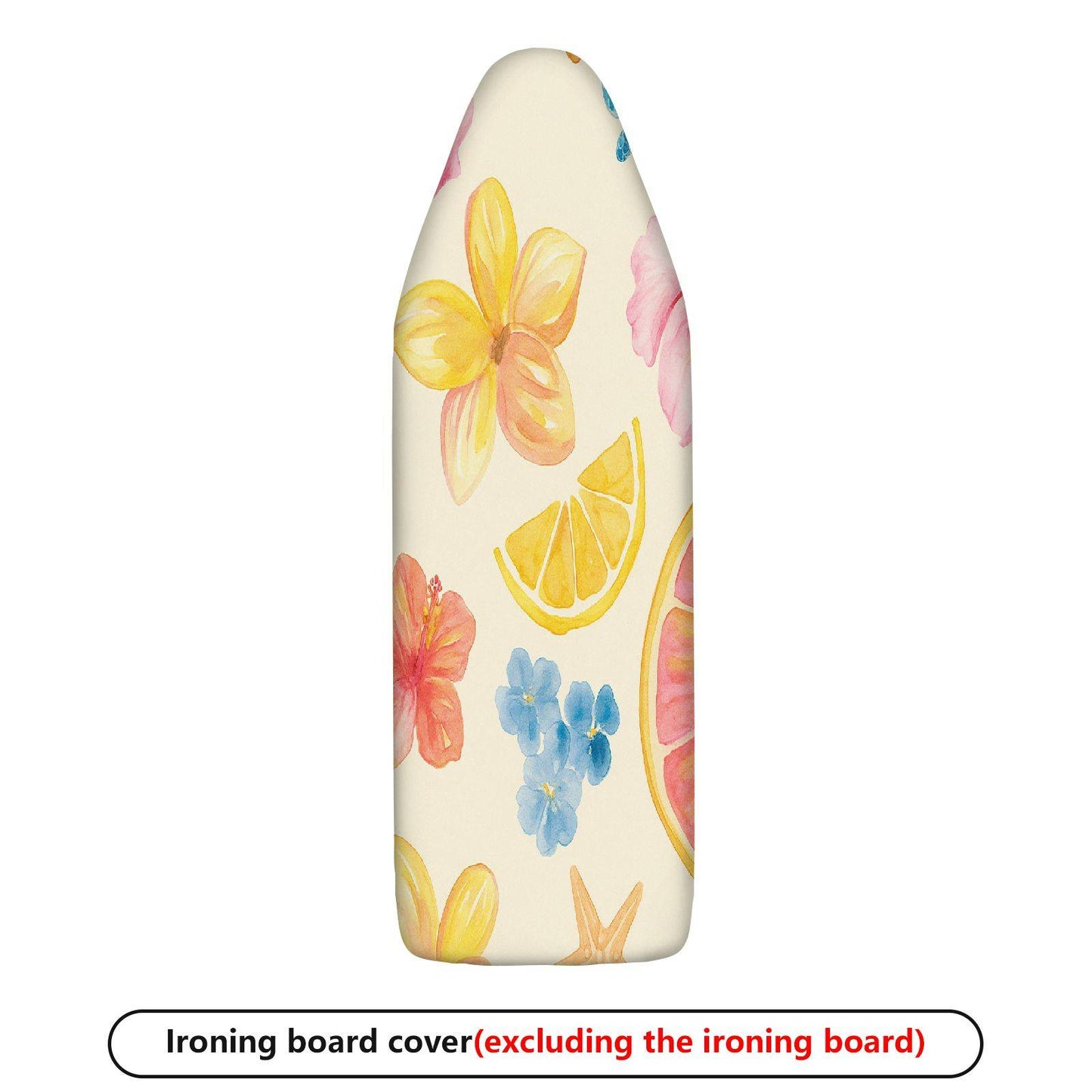 1-Piece Floral Fruit Tropical  Ironing Board Cover, Universal Size, Without Board
