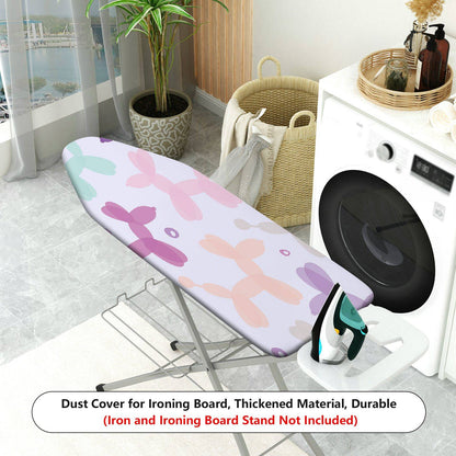 1-Piece Balloon Dog Pastel Cute  Ironing Board Cover, Universal Size, Without Board