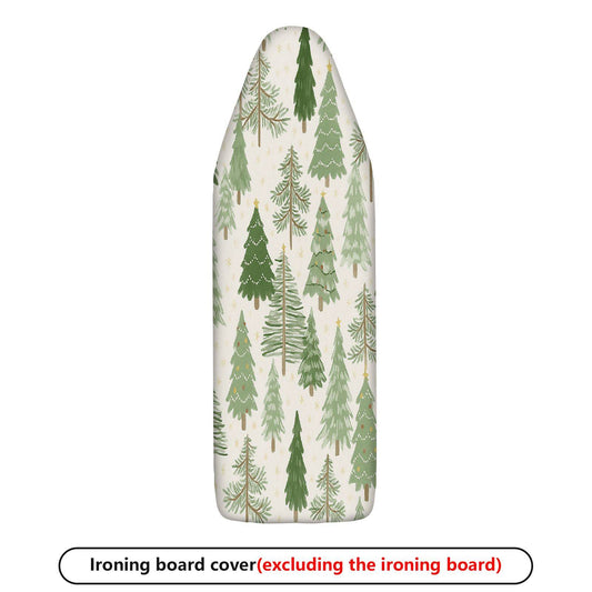 1-Piece Christmas Tree Forest Decor Nature  Ironing Board Cover, Universal Size, Without Board