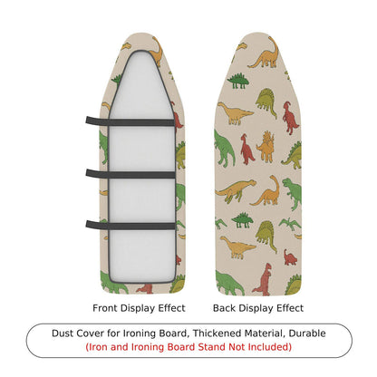 1-Piece Dinosaurs Colorful Fun  Ironing Board Cover, Universal Size, Without Board