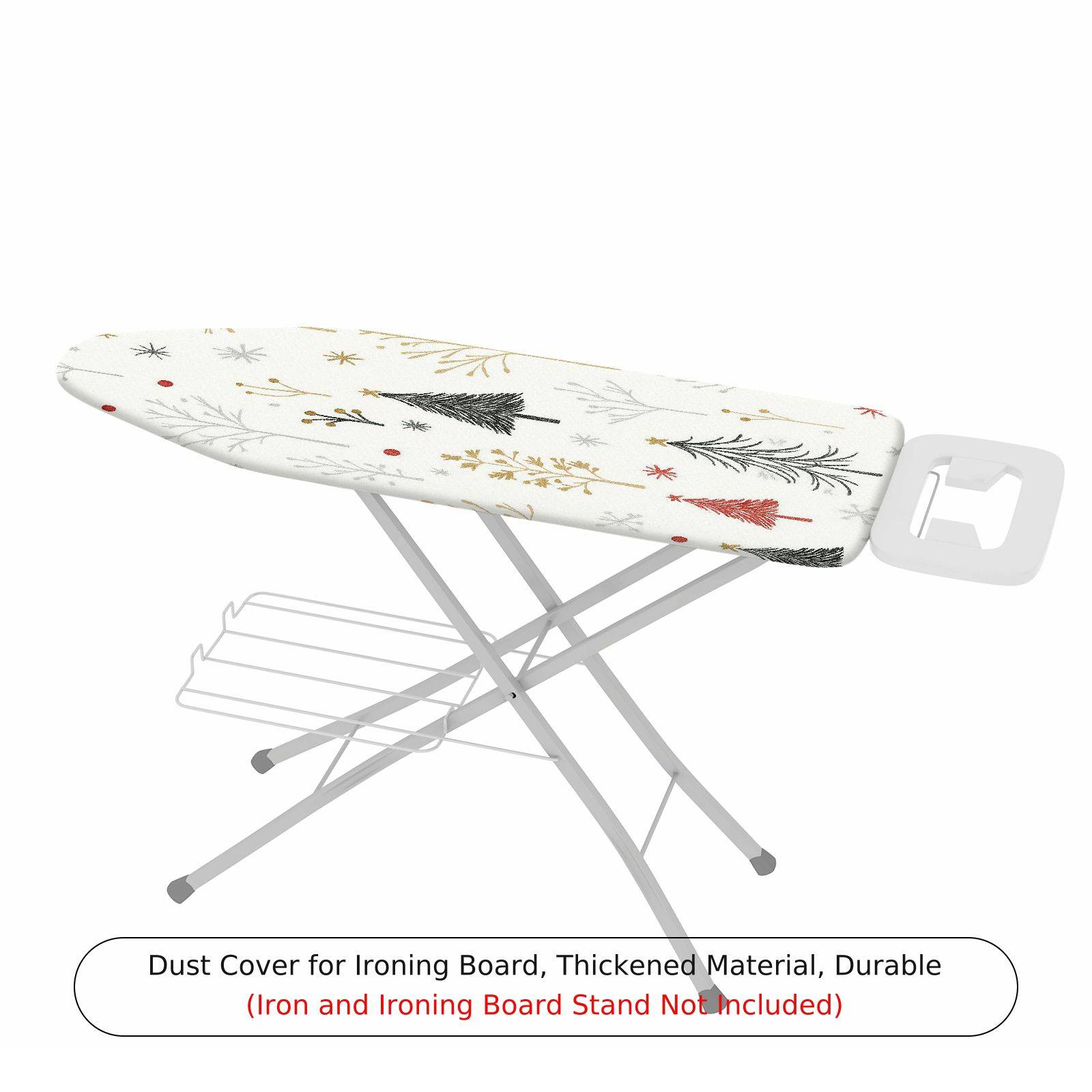 1-Piece Christmas Tree Snowflake Holiday  Ironing Board Cover, Universal Size, Without Board