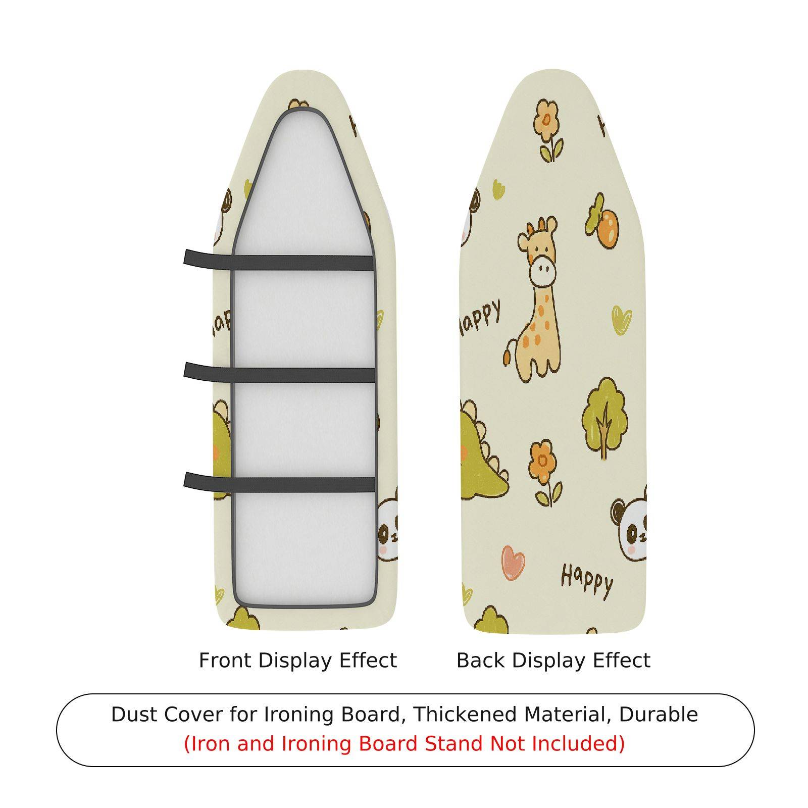 1-Piece Animal Forest Cute  Ironing Board Cover, Universal Size, Without Board