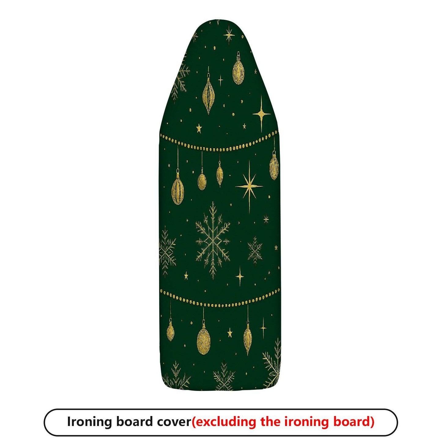1-Piece Christmas Snowflake Ornament  Ironing Board Cover, Universal Size, Without Board