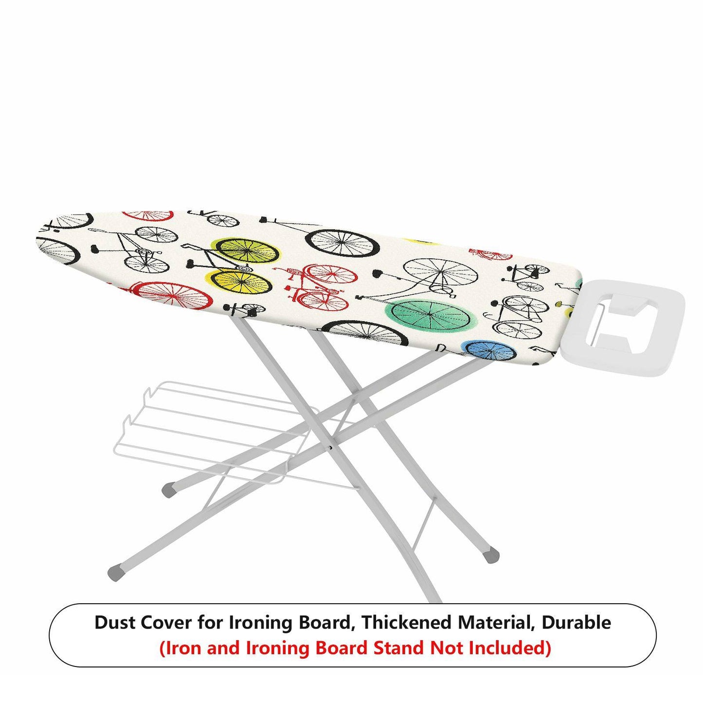 1-Piece Bicycle Colorful Pattern Fun  Ironing Board Cover, Universal Size, Without Board