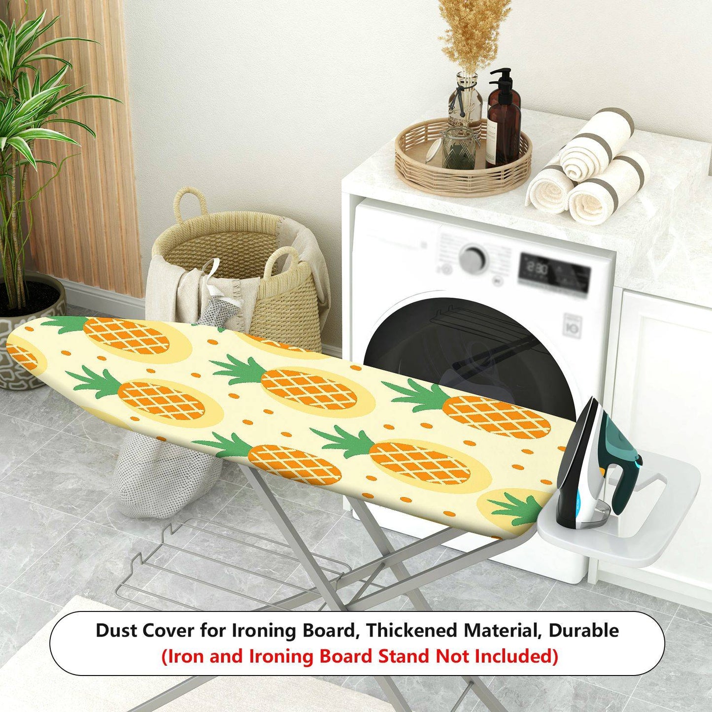 1-Piece Pineapple Print Decorative Fruity Style  Ironing Board Cover, Universal Size, Without Board