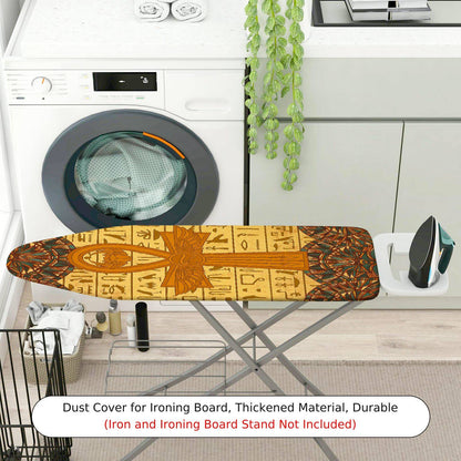 1-Piece Ancient Egyptian Ankh Hieroglyphics  Ironing Board Cover, Universal Size, Without Board