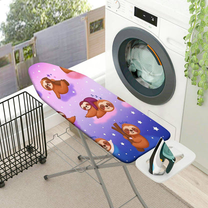 1-Piece Cute Sloth Star Night  Ironing Board Cover, Universal Size, Without Board