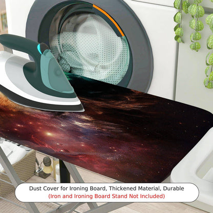 1-Piece Wolves Galaxy Stars  Ironing Board Cover, Universal Size, Without Board