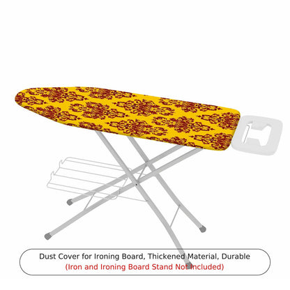 1-Piece Yellow Red Pattern Decorative Classic  Ironing Board Cover, Universal Size, Without Board