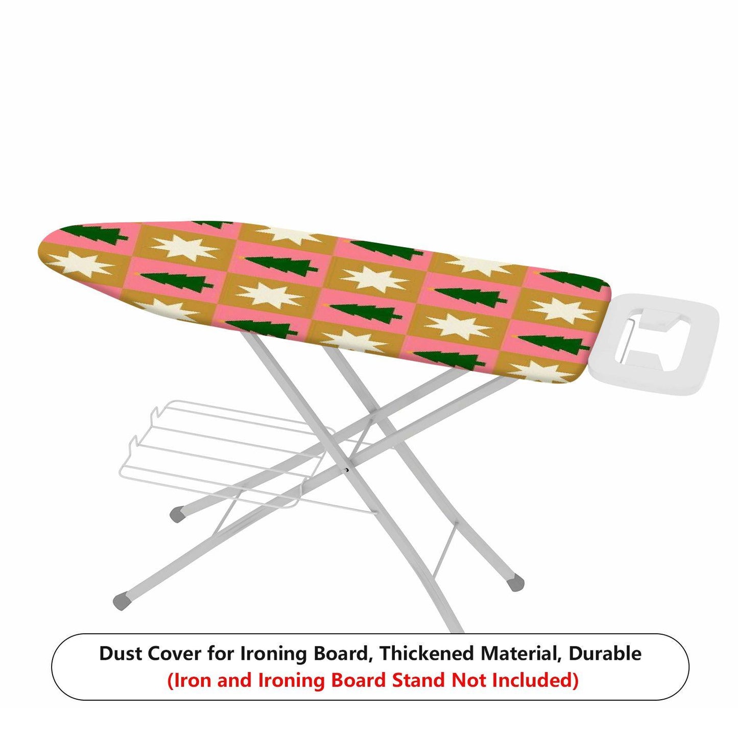 1-Piece Christmas Tree Star Pattern  Ironing Board Cover, Universal Size, Without Board