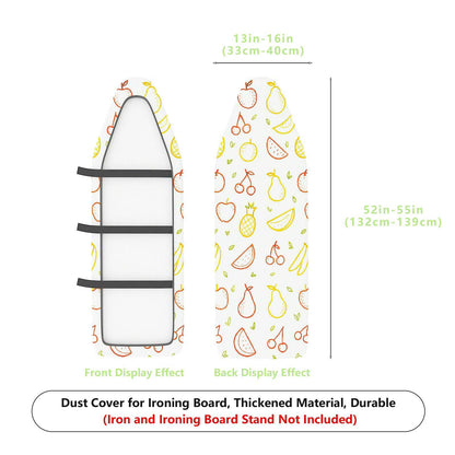 1-Piece Fruit Pattern Colorful Fun  Ironing Board Cover, Universal Size, Without Board