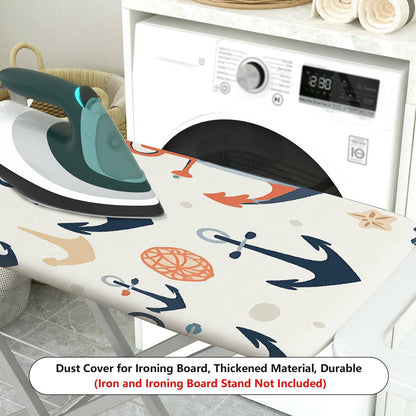 1-Piece anchor nautical ocean  Ironing Board Cover, Universal Size, Without Board