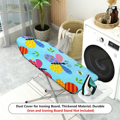 1-Piece Butterfly Colorful Print Fun  Ironing Board Cover, Universal Size, Without Board
