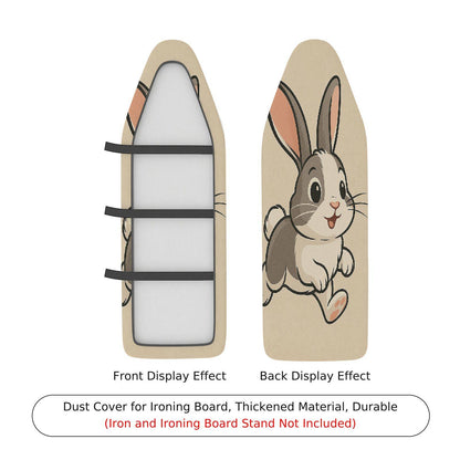 1-Piece Rabbit  Cute  Ironing Board Cover, Universal Size, Without Board