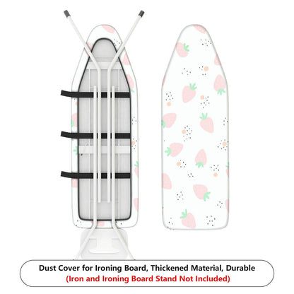 1-Piece Strawberry Floral Cute  Ironing Board Cover, Universal Size, Without Board