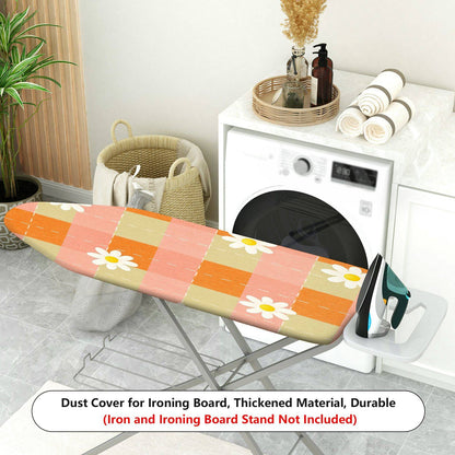 1-Piece Floral Plaid Daisy  Ironing Board Cover, Universal Size, Without Board
